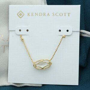 Kendra Scott Gold Ivory Mother Of Pearl Pendant Necklace Elisa Lattice
